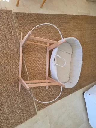 Canastilla Moisés Mecedora Lino