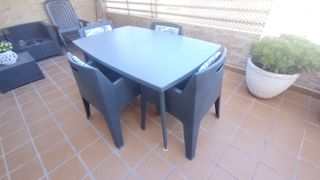 Conjunto Mesa y Sillas Exterior