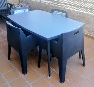 Conjunto Mesa y Sillas Exterior