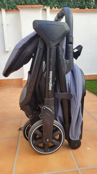 Silla de paseo Easywalker Jackey azul y accesorios