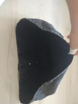 Falda vaquera negra mujer