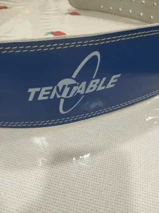 Cinturón Levantamiento Pesas TENTABLE Azul