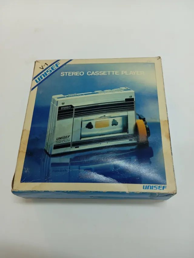 Reproductor Casete UNISEF V-1 Stereo Vintage