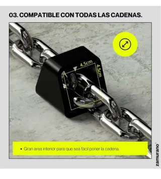 Anclaje Antirrobo Moto/Bici - Acero 5mm