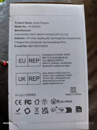 Proyector MAGCUBIC HY300PRO Multimedia