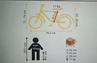 Bicicleta Infantil Bikestar bmx 16 pulgadas