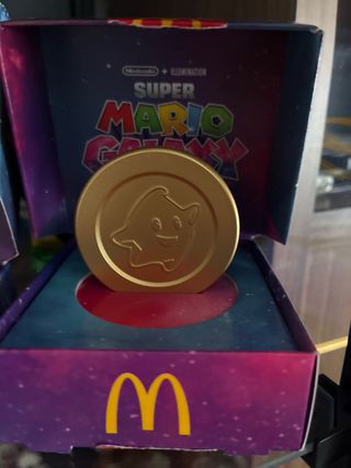 Moneda Super Mario Galaxy McDonald's