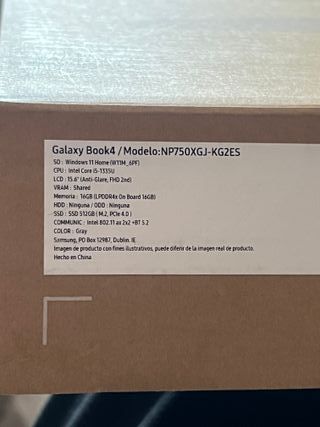 Samsung Galaxy Book4 i5 16GB RAM 512GB SSD