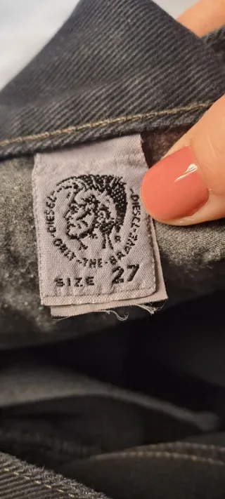 Jeans Diesel Industry Vintage Taglia 27 Neri