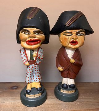 Colección ocho cabezudos de Zaragoza años 50