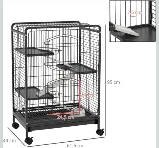 Jaula para roedores ( conejos, hamster, coballas )