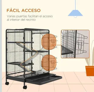 Jaula para roedores ( conejos, hamster, coballas )