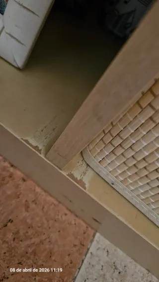 Estantería modular de madera color beige