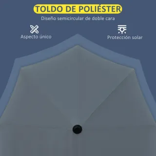 Parasol Terraza 200x190x240 cm con Manivela