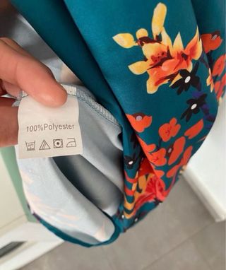 Vestido largo asimétrico kimono