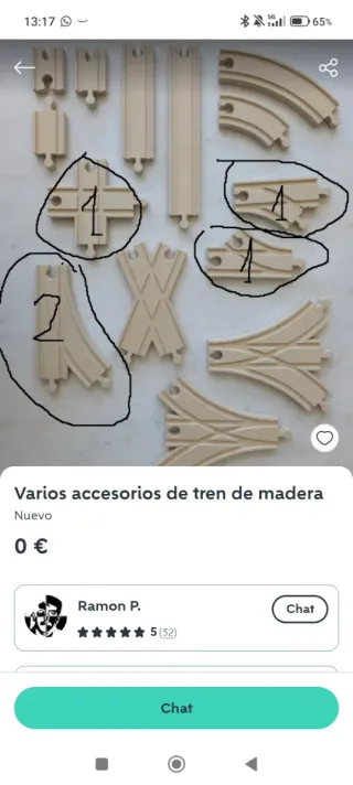 Accesorios de tren de madera BRIO