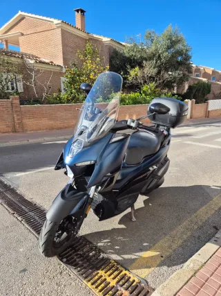 Moto Scooter Zontes 310M Negra/Azul