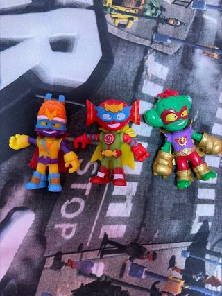 3 Figuras Muñecos Superzings