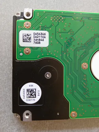 Disco Duro Portátiles-USB, Hitachi, 160 GB, SATA