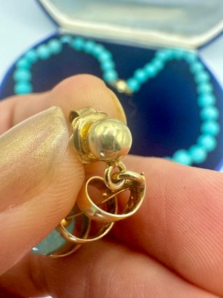 Parure Amazzonite e Oro Argento collana orecchini