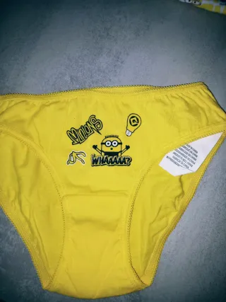 Braguitas niña Minions 100% algodón