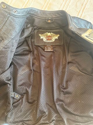 Chaqueta Harley Davidson Mujer Cuero Talla XS