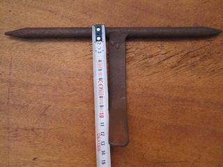 Cerrojos de hierro, 3 piezas.