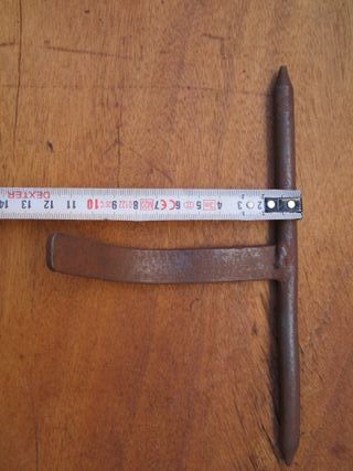 Cerrojos de hierro, 3 piezas.