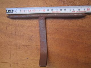 Cerrojos de hierro, 3 piezas.