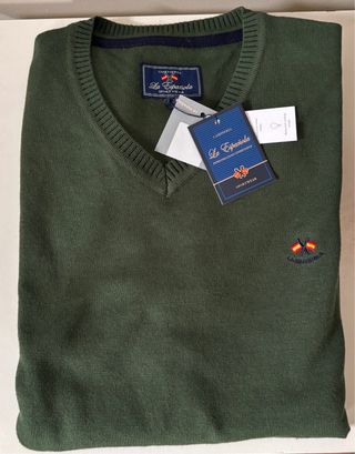 Jersey La Española verde V-neck