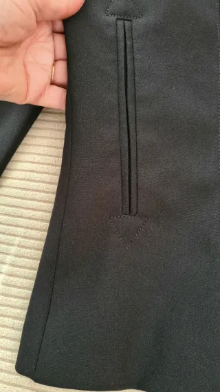 Chaqueta blazer MNG negra mujer