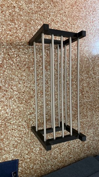 Zapatero Ikea Tjusig Negro/Plata