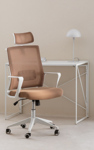 Escritorio IKEA MICKE + Silla SKLUM Marrón