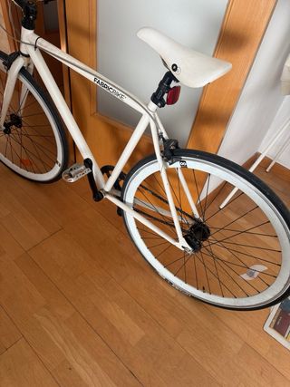 Bicicleta Fixie Fabric Bike Blanca