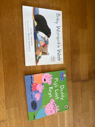 2 libros infantiles en ingles