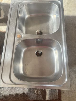 Fregadero Doble Cocina DomoDomo Acero Inoxidable