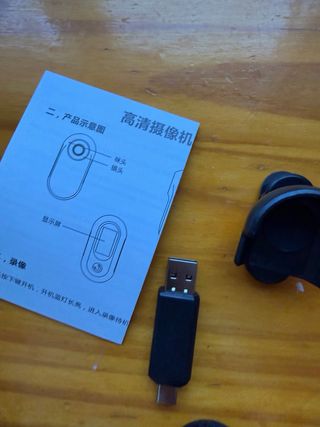 Cámara Deportiva Mini DV negra