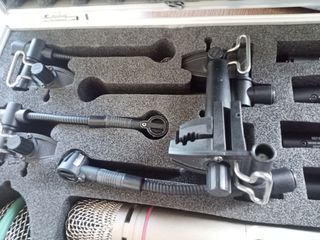 AKG Drum Set Big D112 + 4 C418 + 2 C1000S