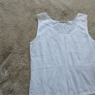 Blusa Blanca Bordado Ibicenco Talla S