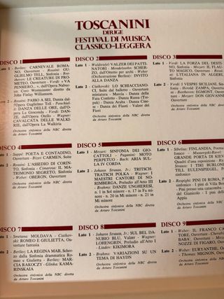 Cofanetto 9 Dischi Toscanini - Festival Classica