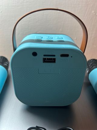 Altavoz Karaoke Modelo K12 con Micrófonos