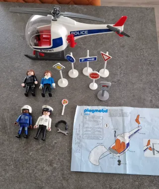 Playmobil Helicóptero Policía 9988