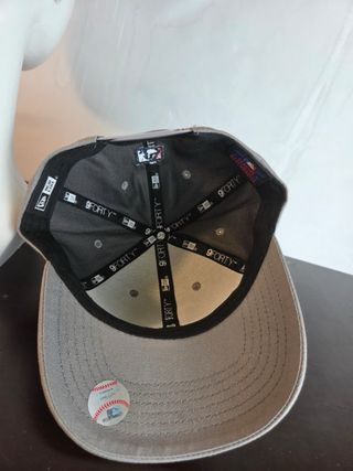 Gorra New Era LA Ajustable Gris y Azul