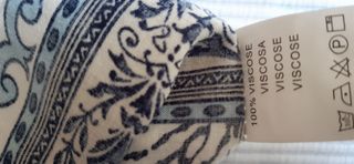 Vestido estampado bohemio azul T42-44