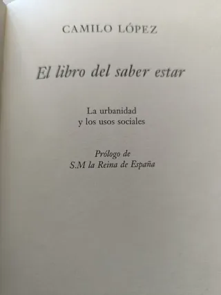 El libro del saber estar: la urbanidad y los us...