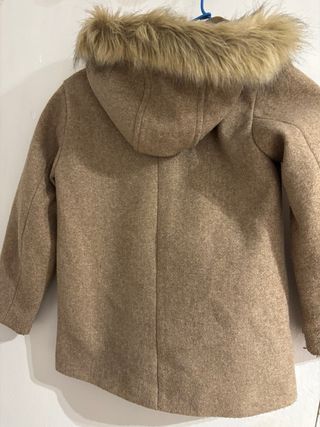 Chaqueta niña negra con forro polar