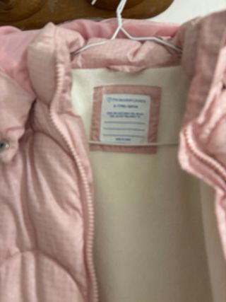 Chaqueta niña negra con forro polar