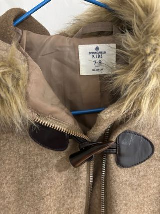 Chaqueta niña negra con forro polar