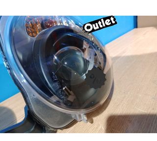 UF FAROS PARA FIAT 500 07-15 LUZ DIURNA TFL FONDO NEGRO R148