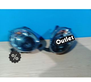 UF FAROS PARA FIAT 500 07-15 LUZ DIURNA TFL FONDO NEGRO R148